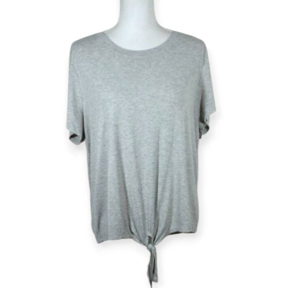 PINK REPUBLIC GRAY TIE T-SHIRT SZ.XXL EUC.